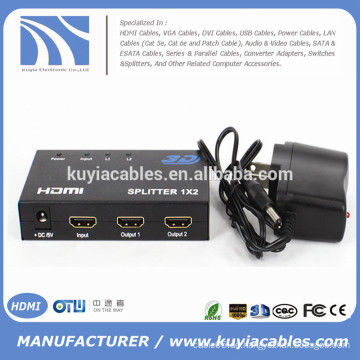 Full HD 1080p 2 Port HDMI Splitter Unterstützung 3D